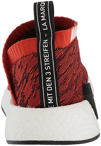 adidas nmd r1 black and white mens