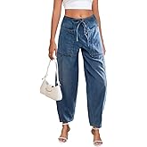 BubFee Women's Wide Leg Jeans High Waist Baggy Denim Pants