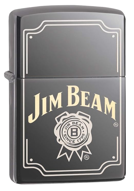 Zippo Jim Beam Black Ice Pocket Lighter