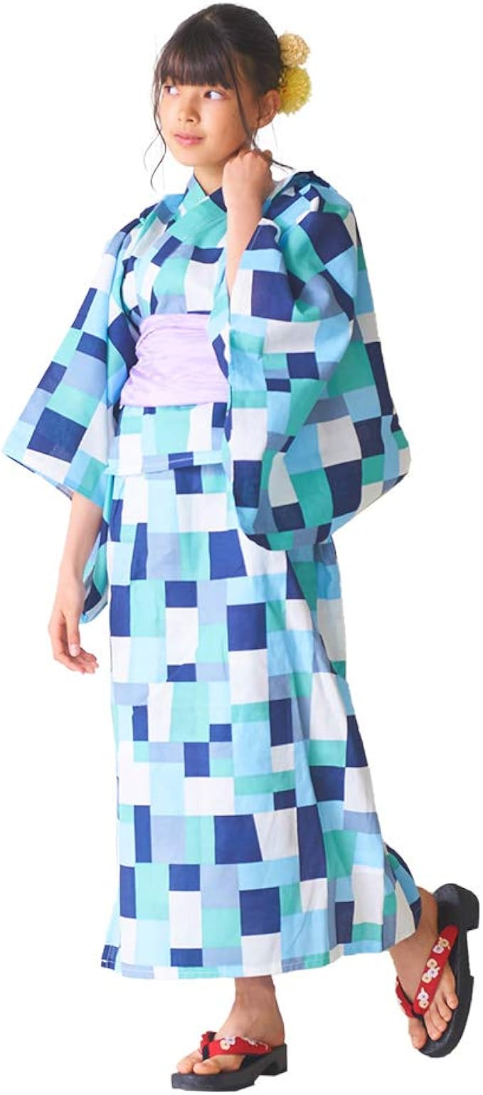 Amazon スカンジナビアン 北欧デザイン 子供用 ワンピース浴衣 着物 浴衣 通販