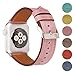 Pantheon Compatible Apple Watch Band 42mm 44mm for Women - Leather Band Compatible iWatch Bands/Strap for Series 4 3 2 1