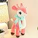 Gloveleya Pink Sika Deer Plush Dolls Stuffed Animal Toys 12''