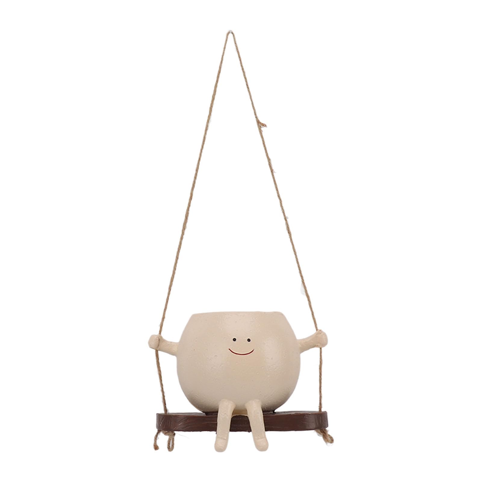 Hanging Planter Indoor Plant Hanging Pot,Swing Face Planter Pot,Outdoor Hanging Planters Flower Pot Basket,Hanging Plant Holder Plants Succulent Pots Hanging Planters for Indoor and Outdoor