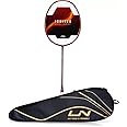 Li-Ning Ignite 8 Badminton Racket 5U G6 77 Grams, Dark Red/Rich Gold