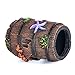 Miracliy Broken Barrel Aquarium Decorations Ornaments for Fish Tank, Resin Broken Barrel Cave Decor for Betta Fish House