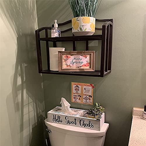 Bathroom Decor Box, Funny Farmhouse Bathroom Decor Perfect for Holding