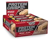 BSN Protein Crisp Bar by Syntha-6, Low Sugar Meal Replacement Protein Bar, Mocha, 12 Count (Packaging may vary)