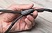 Ami Fidele-Rolled Leather Dog Slip Leash-Super Soft Walking/Training Lead,Gentle But Strong Leash for Small/Medium Size Dogs-3/8”x48”-Black +Free Video to Help with Pulling Dogs-Attractive Gift Box