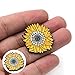 Yamalans Unisex Sunflower Brooch Pin Badge Enamel Backpack Jeans Decor Xmas Gift