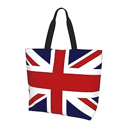 YSBYEIU Cute Uk Flag Tote Bag For Women Men Gifts