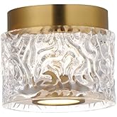 ET2 Lighting E11089-124NAB Elysian - 10W 1 LED Flush Mount-4.5 Inches Tall and 5.5 Inches Wide