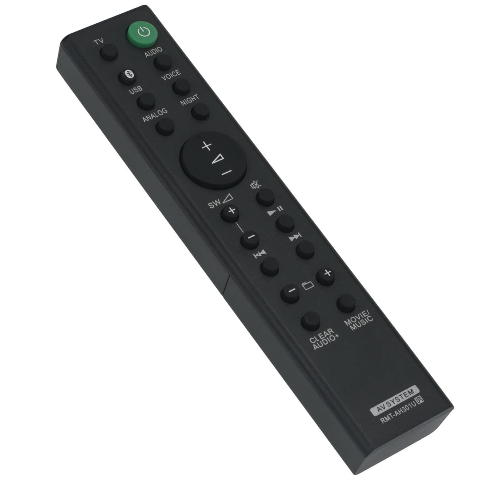 RMT-AH301U Replacement Remote Control Fit for Sony 2.1ch Compact Soundbar SA-WMT300 SA-MT300 HT-MT300 HT-MT301 SA-MT301 SA-WMT301