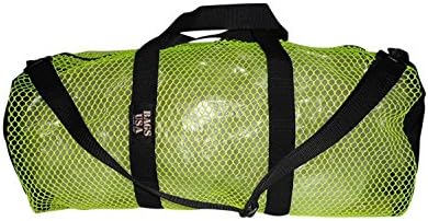 Mesh Duffle Bag,Scuba Gear Bag Holds Fins Mask And Snorkel, Made In USA.