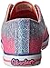 Skechers Kids Twinkle Toes Chit Chat Light-Up Lace-Up Sneaker,Blue/Neon Pink,11 M US Little Kid