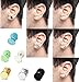 FIBO STEEL 6 Pairs Stud Earrings for Men Women Gauge Earrings Ear Piercing Plugs Tunnel 18G