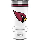 Tervis Traveler NFL Arizona Cardinals - Arctic Triple Walled Insulated Tumbler Travel Cup Keeps Drinks Cold & Hot, 20oz, Stainless Steel