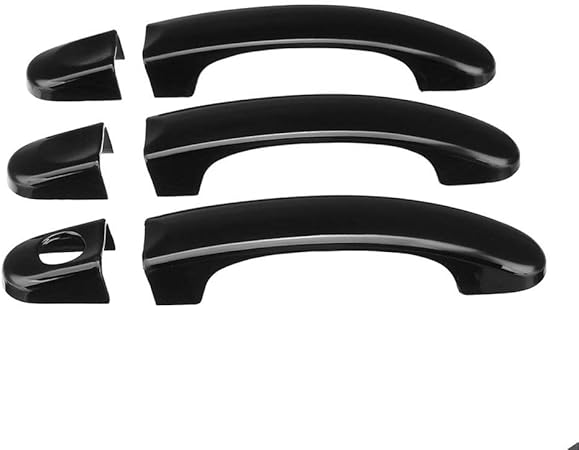 HJPOQZ Auto Vordertürgriffabdeckungen Verkleidung Außentür Aufkleber 3