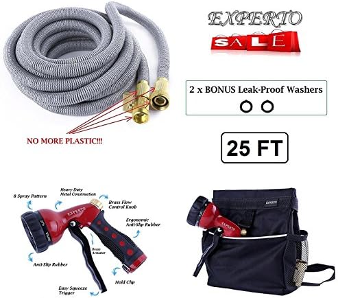 eXperto צינור הפלא המהפכני, מתרחב פי 3 עם פתיחת זרם, האיכותי ביותר במגוון צבעים ואורכים