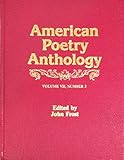 Hardcover American Poetry Anthology (1987) Volume VII Number 3 (Presentation Edition) Book