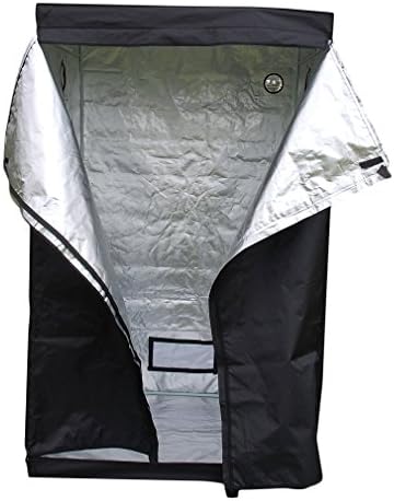 TataYung Hydroponic Grow Tent, Hydro Box,Waterproof Indoor Grow Light Box Tent Aluminum lined Bud Dark Room (120x120x200CM)