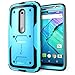 i-Blason Moto X Pure Edition Case, Armorbox Dual Layer Hybrid Full-Body Protective Case for Motorola Moto X Style/Pure Edition 2015 with Front Cover and Builtin Screen Protector Bumpers (Blue)