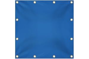 Tarps in Multiple Sizes, 18 OZ Vinyl Coated PVC Tarps Heavy Duty Waterproof, Weather and 100% UV Resistant Large Tarpaulin, P
