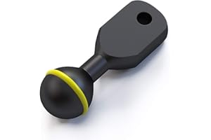 SKYSHARK 2" Aluminum Alloy Underwater Extension Arm,1" Ball to YS Head Adapter,Diving Flashlight Arm Mount Connector Underwater CNC Arm System for Strobe,Video Light,Diving Camera Tray