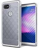 Google Pixel 2 XL Case, Caseology [Parallax Series] Slim Protective Dual Layer Cover Geometric Design for Google Pixel 2 XL (2017) - Ocean Gray