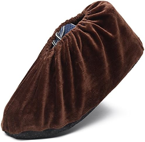 Safety Shop Anti-Skid Reusable Unisex Shoe Covers For Realtors 2 Pairs(Brown)