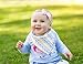 Baby Bandana Bibs For Girls – 8 Pack Baby Drool Bib Gift Set, Organic Cotton, 3 Snaps To Fit All Neck Sizes, Soft, Extra Absorbent, Easy To Clean, Perfect Baby Shower Gift Set