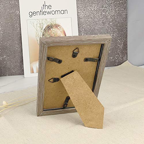 image for Dreamsyard 4x6 Picture Frames Set of 12 Rustic Distressed Gray Art Wal