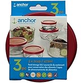 Anchor Hocking Lid, 3-pc x 2 Cup Lid