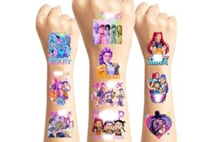 GENERIC 40Pcs Korean Idol Movie Temporary Tattoos,Removable Tattoo Stickers for Kids,Goodie Bag Stuffers Party Supplies Decoration Gifts
