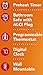 Holmes Digital Bathroom Heater Fan with Pre-Heat Timer and Max Heat Output, HFH436WGL-UM