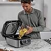 Ninja Foodi Health Grill and Air Fryer [AG301UK] 5.7 Litres, Brushed Steel and Black
