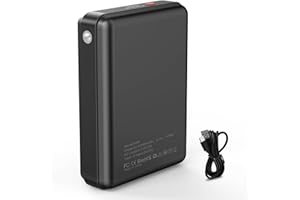 JYK 7.4V/2A Heated Vest Battery Pack for Heated Jackets,Wearable Blanket,USB Blanket,Pants and Seat Cushion Cover, 10000mAh Power Bank for iPhone Samsung and More