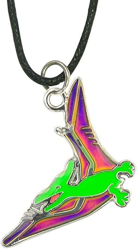 Amazon 楽しいjewelsクールpterodactylus恐竜ペンダントカラー変更ムードネックレスの子供男の子女の子動物ジュエリーギフト ネックレス 通販