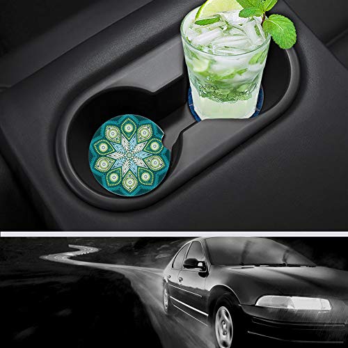 5 Coasters+Absorbent+Stoneware+Accessories+Diameter