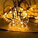 SATU BROWN Outdoor Solar String Lights, 21ft 30LED Fairy Butterfly Waterproof Lights Decorative Lighting for Home, Garden, Patio, Yard, Christmas, Parties