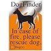 KC Creations Dog Pet Alert Rescue Stickers 24 Sticker Pack Fire and Emergency Pet Notification - Adhesive Backed