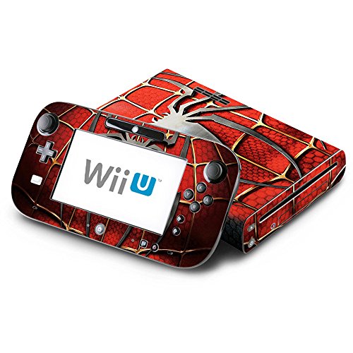 Spiderman Decorative Decal Cover Skin for Nintendo Wii U Console and GamePad