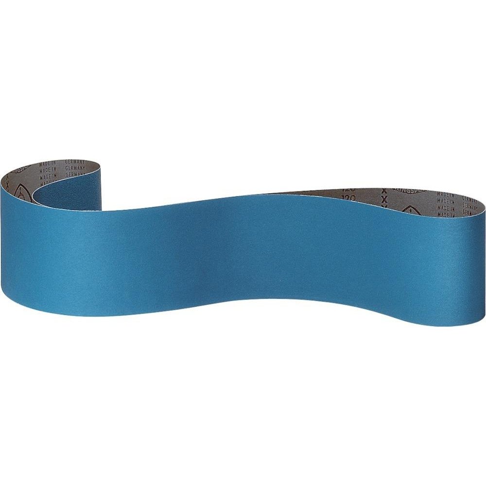 Klingspor 113664 "CS 411 X" Grit 120 Sanding Belt, Blue