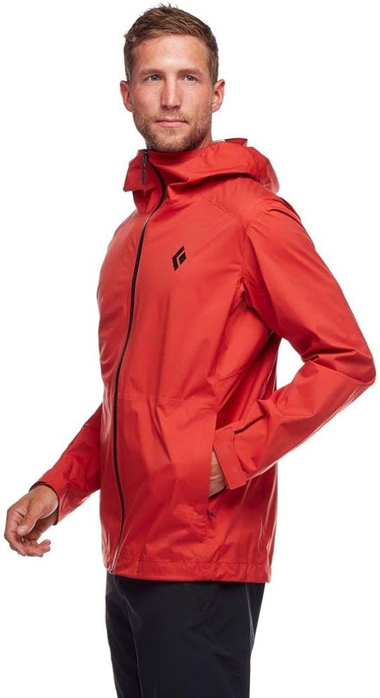 Black Diamond Mens M Stormline Stretch Rain Shell: Clothing