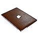 TJFEC PU Leather Coated Hard Case for MacBook Pro 13 inch with Retina Display Model A1425 and A1502 - Brown