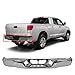 MBI AUTO - Chrome, Steel Rear Bumper Face Bar Shell for 2007 2008 2009 2010 2011 2012 2013 Toyota Tundra Pickup 07-13, TO1102244