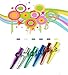 yo-fobu 12 Pack Metal Kazoos Musical Instruments Noise Maker with 12pcs Kazoo Flute Diaphragms Assorted Color Party Favors Gifts Kazoo Kid Random 6 Colors with 1 Storage Bag for Free