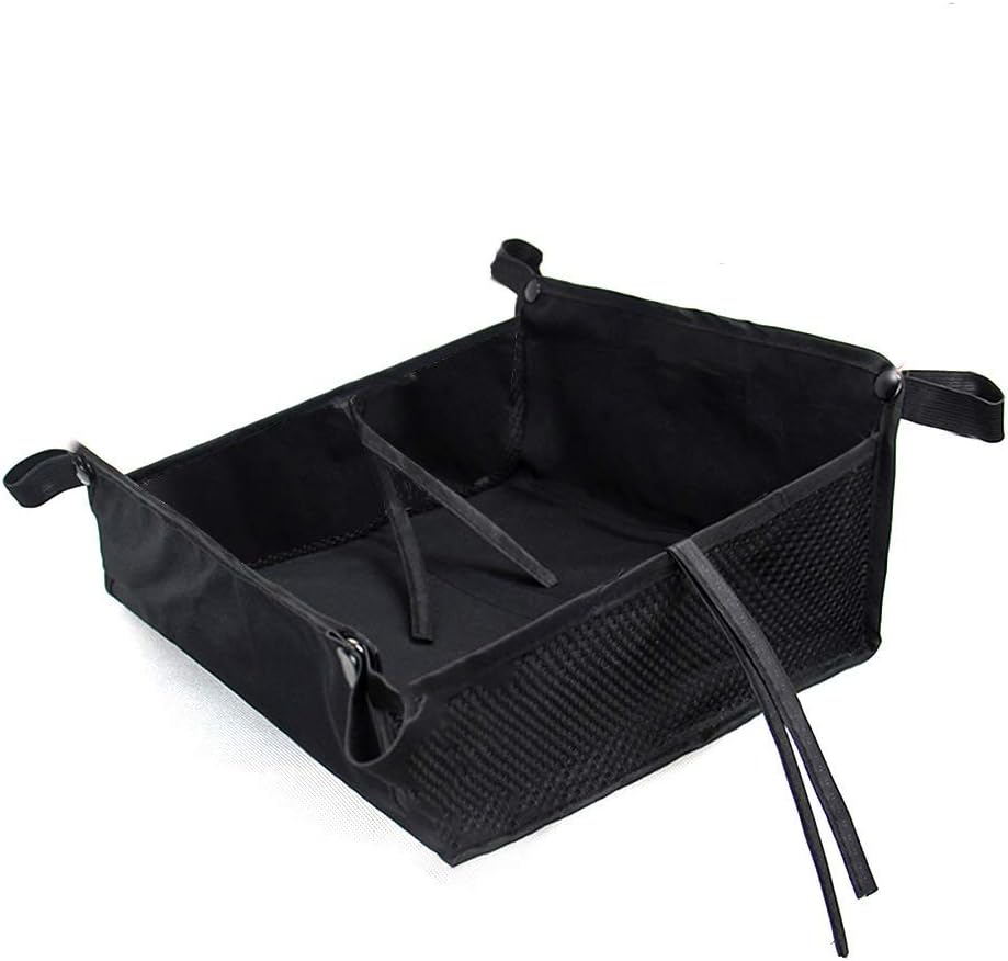 Unterer Korb für Kinderwagen, Aufbewahrungstasche für Oxford-Stoffkinderwagen, Aufbewahrungstasche für Kinderwagen im Freien, mit Schnüren, Einkaufszubehör