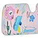 Flower Drawing Pretty in Light Pink Front Windshield Sun Shade - Accordion Folding Auto Sunshade for Car Truck SUV - Blocks UV Rays Sun Visor Protector - Keeps Your Vehicle Cool - 58 x 28 Inch