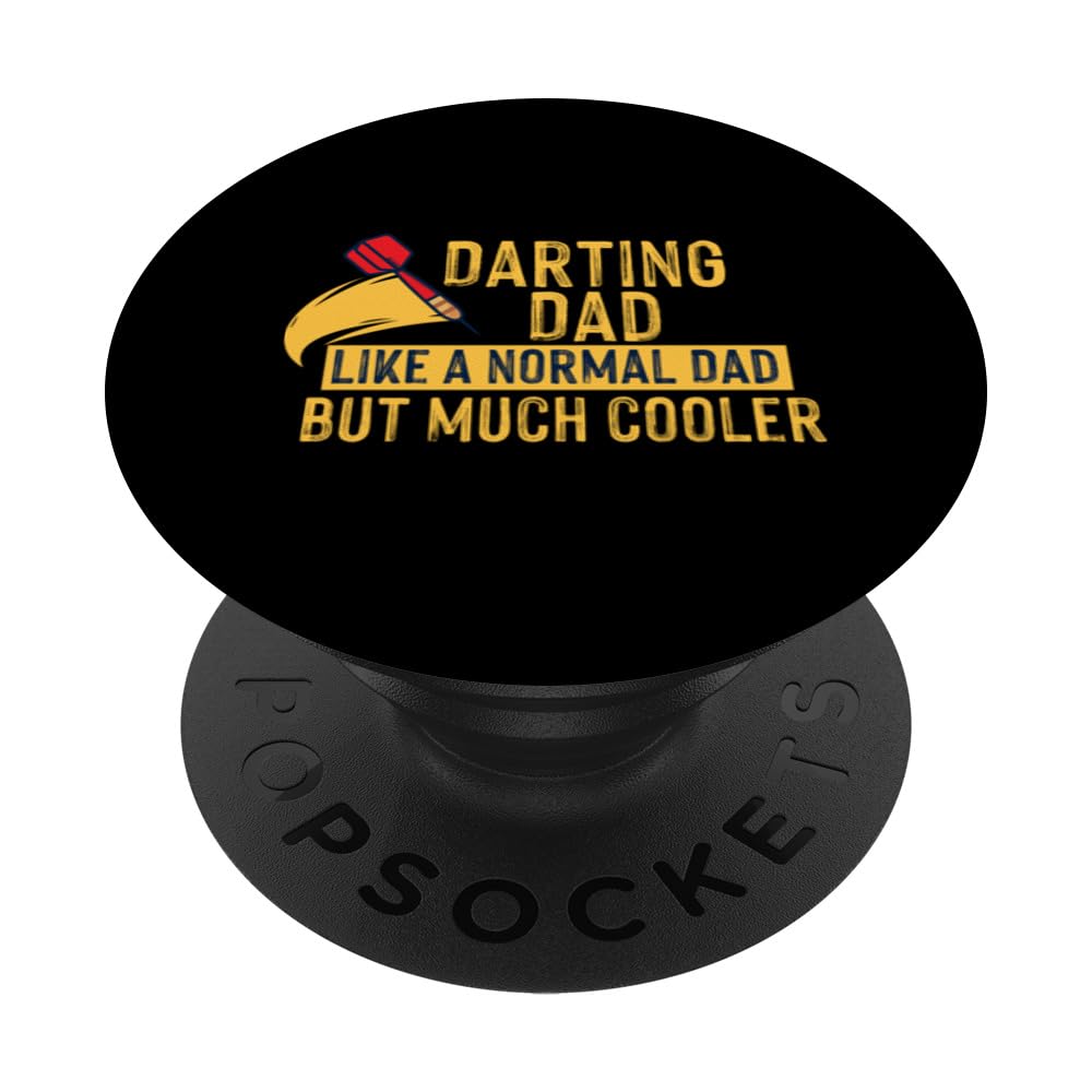 Darting Dad Design For Dart Player Men PopSockets Adhesive PopGrip