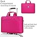 BRINCH 15.6 Inch Oxford Fabric Lightweight Laptop Shoulder Case Messenger Bag for 15-15.6 Inch Laptop/Notebook/MacBook/Chromebook Computers with Shoulder Strap Handle and Pockets (Pink)